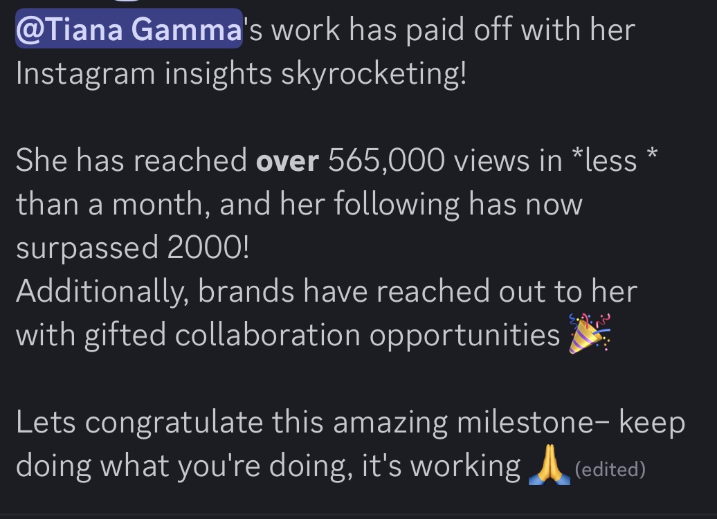 Client message